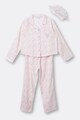 RIVER ISLAND Set de pijama din satin si masca pentru dormit - 3 piese Fete