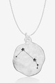 MOOGU Colier de argint veritabil 925 cu pandantiv constelatie berbec Femei