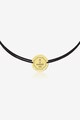 MOOGU Bratara ajustabila cu talisman de aur de 14K Femei