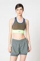 Nike Bustiera cu tehnologie Dri-FIT, logo si spate decupat, pentru fitness Femei