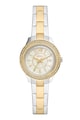 Fossil Ceas cu doua nuante si cadran Mother of Pearl Femei