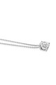 D Diamond Colier de aur de 14K decorat cu 9 diamante Femei