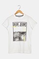 Pepe Jeans London Tricou de bumbac cu imprimeu grafic si logo Baieti