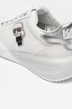 Karl Lagerfeld Kapri Run bőrsneaker gumis logós foltrátéttel női