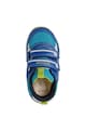Geox Спортни обувки от еко кожа и текстил, с велкро Момчета