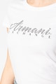 ARMANI EXCHANGE Вталена тениска на лога Жени