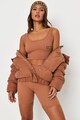 Missguided Crop top kontrasztos logóval női