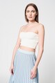 Missguided Top tricotat cu aspect crop Femei