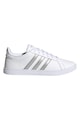 adidas Sportswear Pantofi sport de piele cu detalii contrastante Courtpoint Base Femei