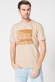 BLEND Тениска от органичен памук с надписи Мъже