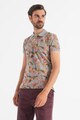 BLEND Tricou polo slim fit cu imprimeu tropical Barbati