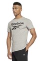 Reebok Tricou cu logo, pentru fitness Barbati
