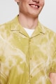Esprit Памучна риза с абстрактна щампа Мъже
