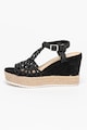 Bullboxer Sandale-espadrile wedge cu aspect impletit Femei