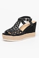 Bullboxer Sandale-espadrile wedge cu aspect impletit Femei