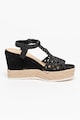 Bullboxer Sandale-espadrile wedge cu aspect impletit Femei