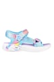 Skechers Sandale cu velcro si model colorblock Unicorn Dreams Fete