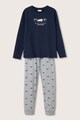 Mango Aventura mintás hosszú pizsama Fiú