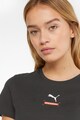 Puma Kerek nyakú póló logós részlettel női