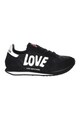 Love Moschino Sneaker nyersbőr részletekkel női