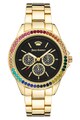 Juicy Couture Иноксов часовник с декоративни камъни Жени