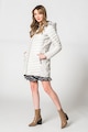 Tom Tailor Hosszú steppelt télikabát kapucnival női