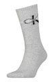 CALVIN KLEIN Дълги рипсени чорапи с лого Мъже
