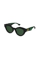Gucci Овални слънчеви очила с плътни стъкла Жени