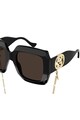 Gucci Слънчеви очила Butterfly с верижка Жени