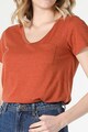 COLIN'S Тениска с шпиц и пришит джоб на гърдите Жени