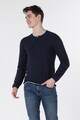 COLIN'S Фино плетен пуловер Henley Мъже