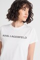 Karl Lagerfeld Тениска от органичен памук с лого зебра Жени
