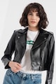 Karl Lagerfeld Crop műbőr motorosdzseki női