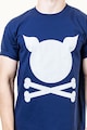 PORC Tricou unisex de bumbac cu imprimeu logo Femei