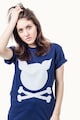 PORC Tricou unisex de bumbac cu imprimeu logo Femei