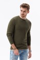 OMBRE Kerek nyakú texturált pulóver férfi