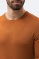 OMBRE Kerek nyakú finomkötött pulóver férfi