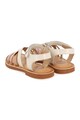 Gioseppo Sandale din piele cu inchidere velcro si model colorblock Atyra Fete