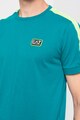 EA7 Kerek nyakú póló logós csíkokkal férfi