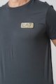 EA7 Kerek nyakú logós póló férfi
