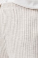 KOTON Bordázott pizsama-rövidnadrág csipkés részletekkel női