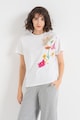 Sundek Тениска с овално деколте и флорална щампа Жени