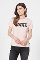 Vans Tricou din bumbac cu imprimeu logo Flying Femei