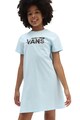 Vans Rochie-tricou cu logo si decolteu la baza gatului Fete