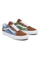 Vans Tenisi unisex de panza si piele intoarsa Old Skool Femei