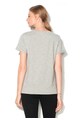 Silvian Heach Collection, Tricou gri melange cu imprimeu Addison Femei