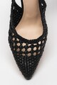 Tosca Blu Pantofi slingback de piele cu design perforat Femei