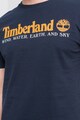 Timberland Tricou de bumbac cu decolteu la baza gatului si imprimeu logo Barbati