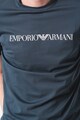 Emporio Armani Тениска с овално деколте и лого Мъже