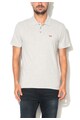 Levi's Tricou polo gri deschis cu logo Barbati